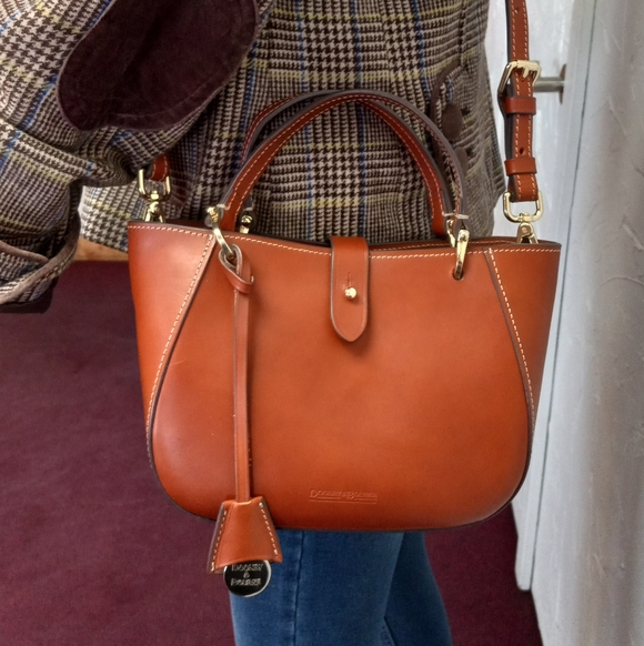 Dooney & Bourke Camilla ALTO Collection Mini In Saddle - Picture 4 of 16